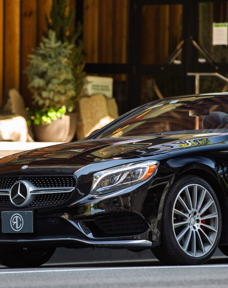 Luxury Mercedes S550 Convertible Rental NYC