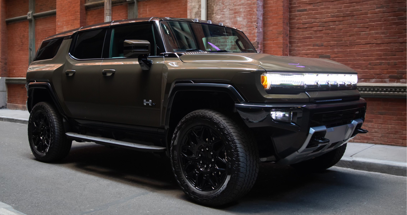 black HUMMER rental
